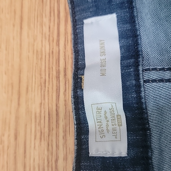 Levis Mid Rise Skinny Jeans Size 6 - Picture 6 of 10